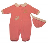 Комбинезон с шапочкой Зайчик KoalaBaby 9504